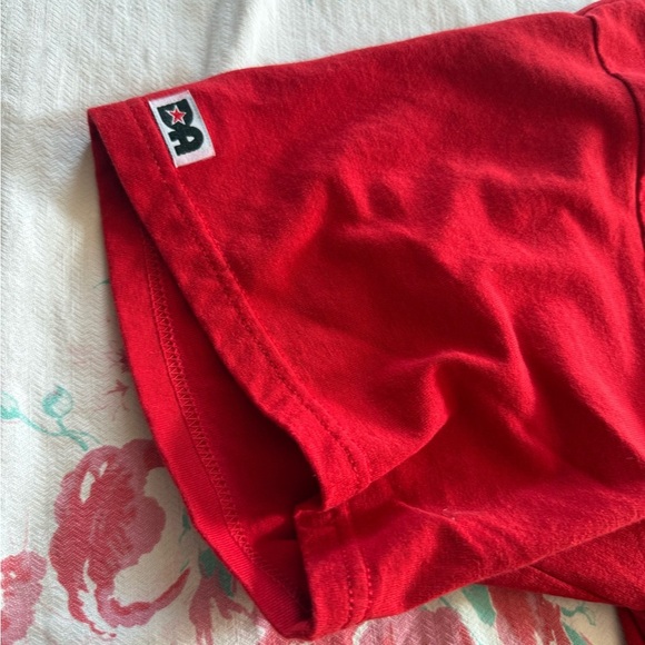 Vintage Budweiser Bud Beer Shirt Red 2-Button “King of Beers” DA Patch Size XL - Picture 4 of 4